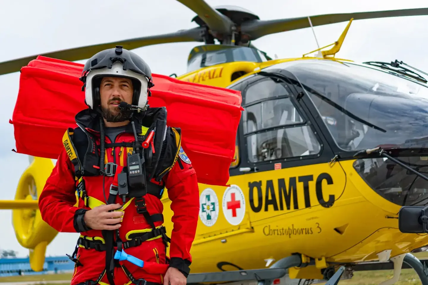 Rescue team member wearing the Vest One