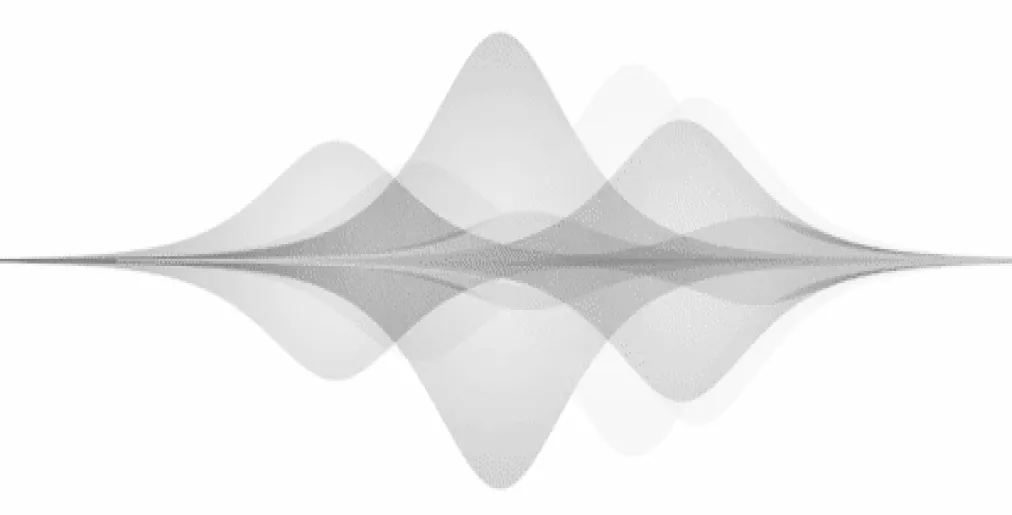 A person speaking to a voice assistant