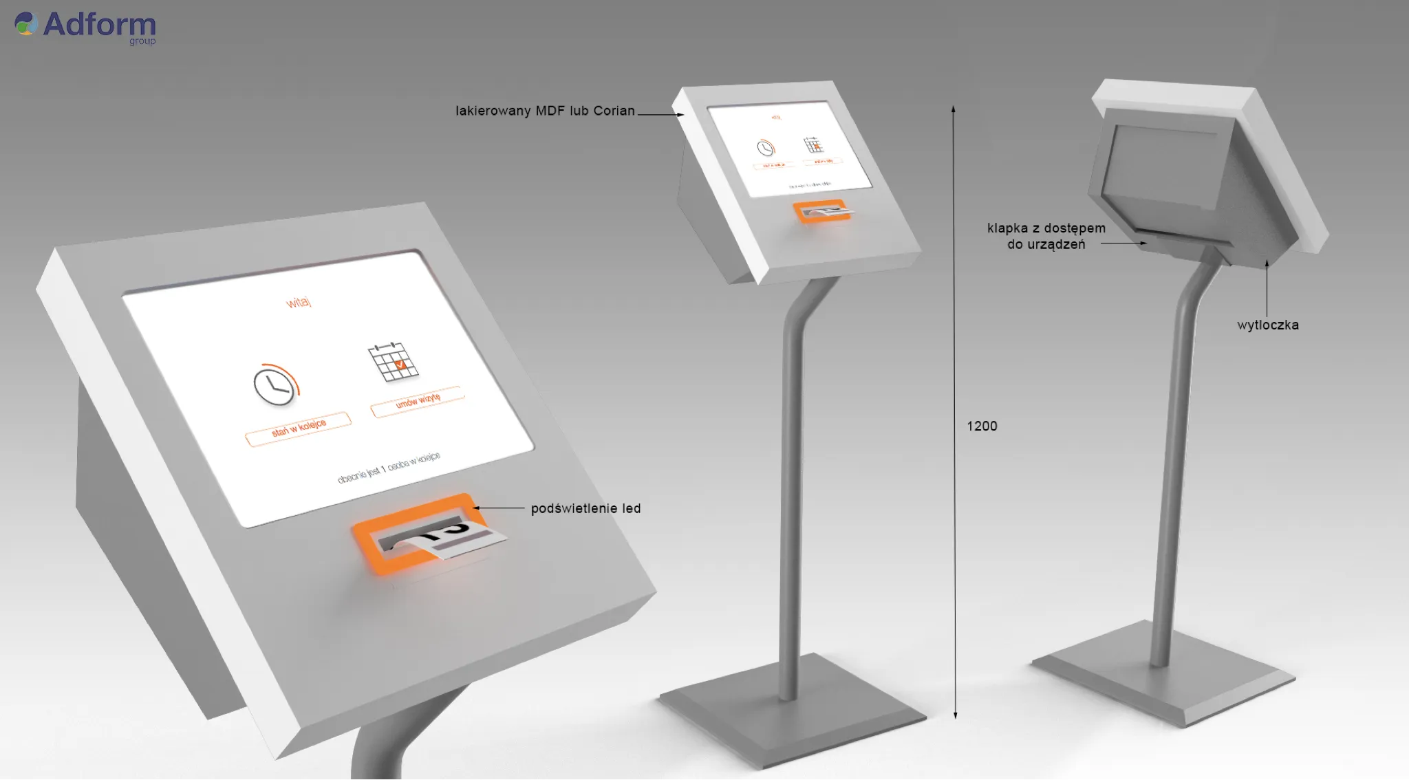Comparison of the contractors’ kiosk proposals